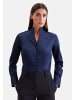 Seidensticker Kelchkragenbluse Slim in Dunkelblau