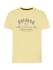 Delmao Rundhalsshirt in gelb