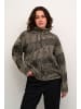 Kaffe Strickpullover KArafi in Feather Gray / Black Melange