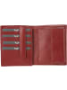 VLD VOi Leather Design Soft Freddy Geldbörse Leder 9 cm in granat