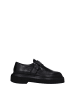 Max Mara Schwarz Leder Oxford-Schuhe und Derby-Schuhe