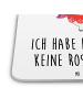 Mr. & Mrs. Panda Bierdeckel Einhorn Dame mit Spruch in Weiß
