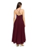 Vera Mont Abendkleid mit Volant in Deep Dahlia