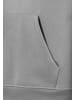 Sublevel Kapuzenpullover mit Logo-Schriftzug, Kängurutasche in Grau