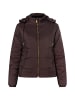 faina Damen Leichte Steppjacke in Braun