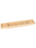 Beliani Badezimmerregal CAUCA in Braun - (W) 70 x (H) 5 x (L) 15 cm