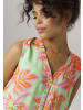 Aniston CASUAL Blusentop in apfelgrün-rosa-orange