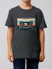 wat? Apparel T-Shirt Retro Kassette in Grau