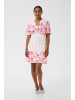 Kaffe Kleid KArosine Tight fit in White Rose Border Flower
