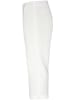 GOLDNER Sportive 7/8-Hose mit Biesen in cremeweiß