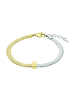Amor Armband Edelstahl, IP silber+gold in gold