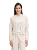 BETTY & CO Strick-Cardigan mit Pailletten in Grau