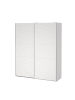 ebuy24 Schiebetürenschrank Como (2-türig) Weiß 179 x 67 cm