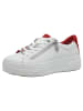 Tamaris WIDE FIT Sneaker in WHITE/RED
