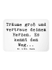 Mr. & Mrs. Panda Magnet Spruch Herzen Vertrauen mit Spruch in Weiß