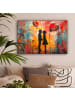 OnlyWow Leinwand Bilder Silhouette Liebe