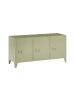 Beliani Büroschrank CARDIFF in Grün - (W) 120 x (H) 60 x (L) 40 cm