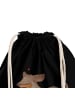 Mr. & Mrs. Panda gym tasche Hund Dackel mit Spruch in Schwarz