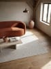 KADIMA DESIGN Teppichläufer Uni pflegeleicht Wohnzimmer Schlafzimmer Flur Esszimmer in Creme