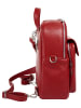 Cluty Rucksack echt Leder in rot