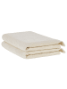 Beliani 2er-Set Handtuch ATIU in Beige
