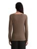 Marc O'Polo U-Boot-Longsleeve regular in shaded brown melange