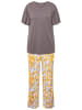 Ulla Popken Pyjama in betongrau