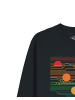 wat? Apparel Sweatshirt Sun And Moon in Schwarz