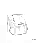 Beliani Sessel TROMSO in Rosa/Braun - (W) 73 x (H) 73 x (L) 54 cm