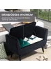 HOMCOM Sitzbank in Schwarz 107L x 42B x 65H cm