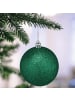 relaxdays 110-tlg. Weihnachtskugeln Set in Dunkelgrün