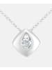 Diamant L'éternel Halskette mit Anhänger aus 375 Weißgold mit Diamant