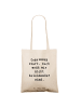 Mr. & Mrs. Panda Shopper Spruch Trennung von den Eltern mit Spruch in Creme