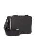 Lacoste Core Essentials Chantaco Umhängetasche Leder 20.5 cm in noir