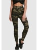 Urban Classics Leggings in wood camo