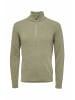SELECTED HOMME Stehkragenpullover für Herren in grau