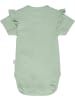 Hummel Kinder Kurzarmbody "Talya Ruffle Body S/S" in Grün