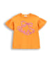Coccodrillo T-Shirt mit kurzen Ärmeln in orange