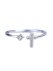 collezione alessandro Ring " Faith " in silbern