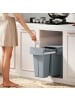 HOMCOM Einbaumülleimer in Grau 52L x 26B x 40,8H cm
