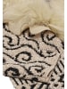 faina Damen Strickjacke in Beige Schwarz
