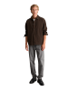 Marc O'Polo DENIM Overshirt relaxed in Chocolate Brown