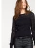 Melrose Rundhalspullover in schwarz