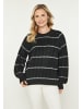 usha BLUE LABEL Sweater in black offwhite