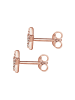 Elli Ohrringe 925 Sterling Silber Sterne, Stern in Rosegold