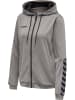 Hummel Hoodie Hmlauthentic Poly Zip Hoodie Woman in GREY MELANGE