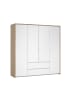 ebuy24 Kleiderschrank Next Weiß 197 x 58 cm
