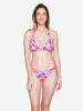 Joop! Jeans Bügel-Bikini-Top Hibiskus in Pink AOP