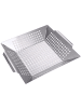 Praknu Grillkorb Grillschale für Gemüse 30 x 35 cm