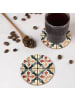 OnlyWow Glasuntersetzer 6er-Set Azulejos Fliesen